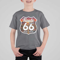 Route Highway 66 Centennial T Shirt For Kid Vintage Distressed Americas Highway