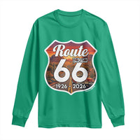 Route Highway 66 Centennial Long Sleeve Shirt Vintage Distressed Americas Highway