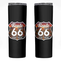 Route Highway 66 Centennial Skinny Tumbler Vintage Distressed Americas Highway