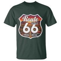 Route Highway 66 Centennial T Shirt Vintage Distressed Americas Highway