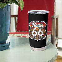Route Highway 66 Centennial Tumbler Cup Vintage Distressed Americas Highway