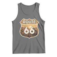 Vintage Motorcycle Road Trip Route Highway 66 Tank Top Open Road Adventure