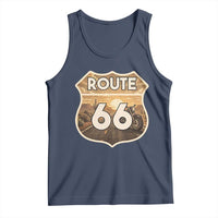 Vintage Motorcycle Road Trip Route Highway 66 Tank Top Open Road Adventure