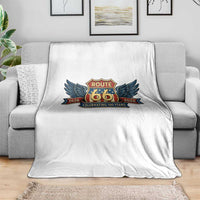 Route Highway 66 Centennial Throw Blanket 100 Years Of The Mother Road
