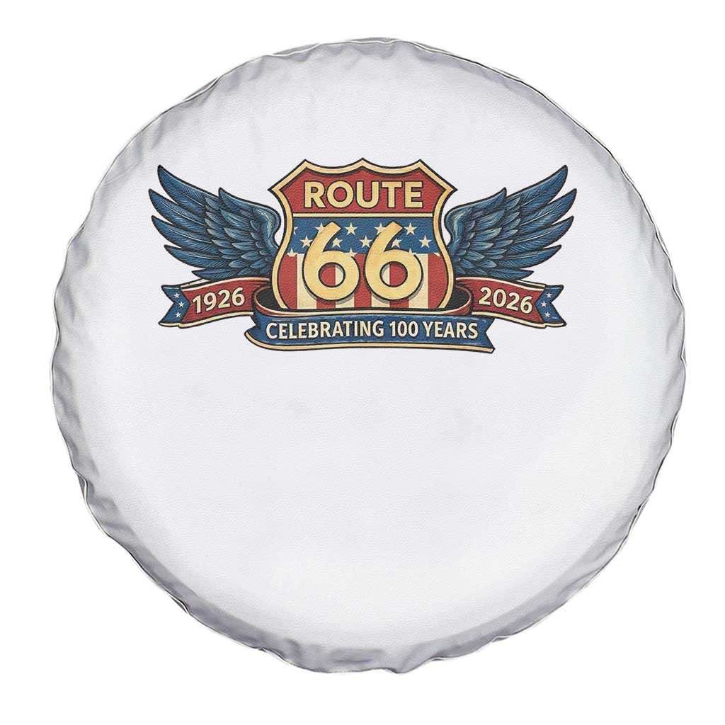 Route Highway 66 Centennial Spare Tire Cover 100 Years Of The Mother Road