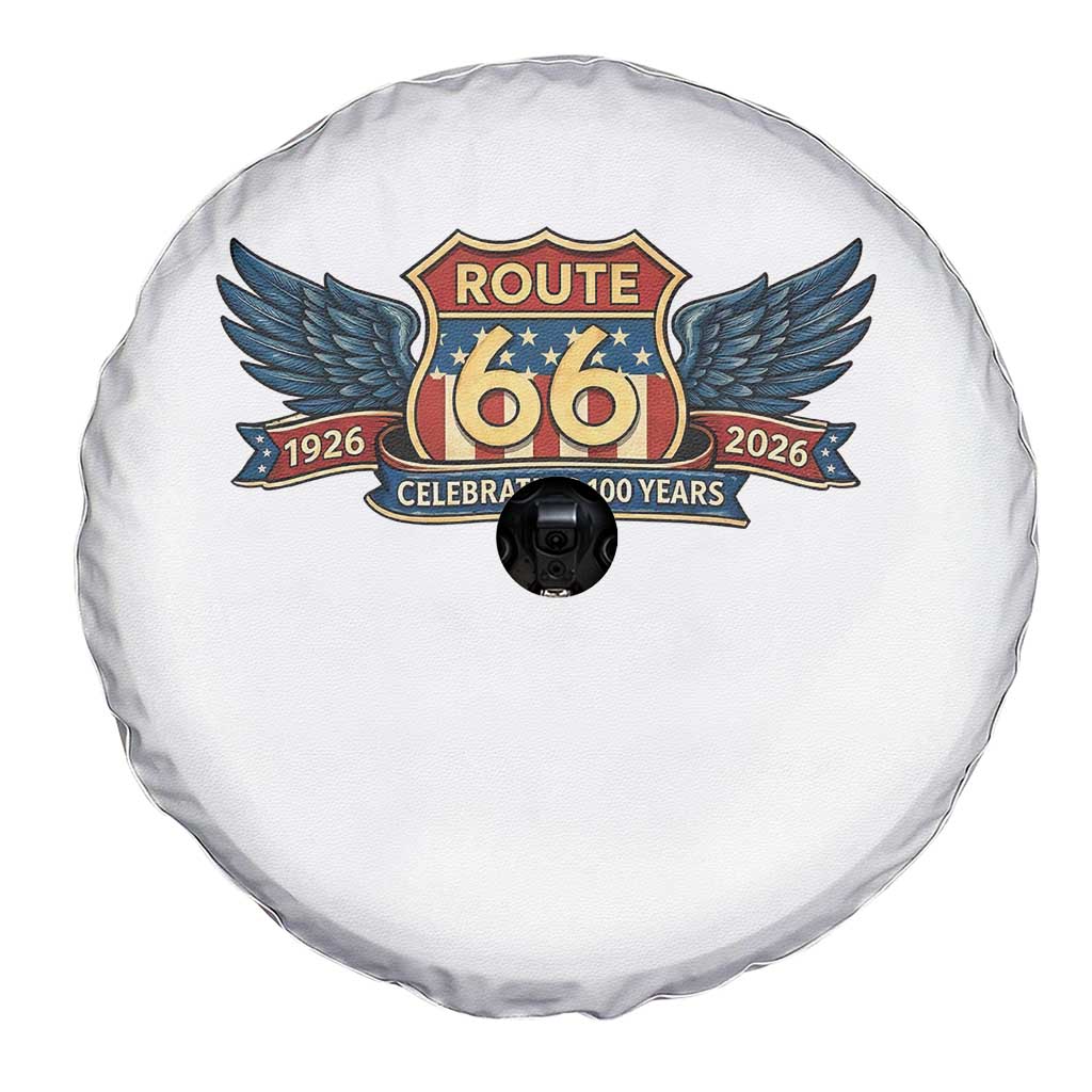 Route Highway 66 Centennial Spare Tire Cover 100 Years Of The Mother Road