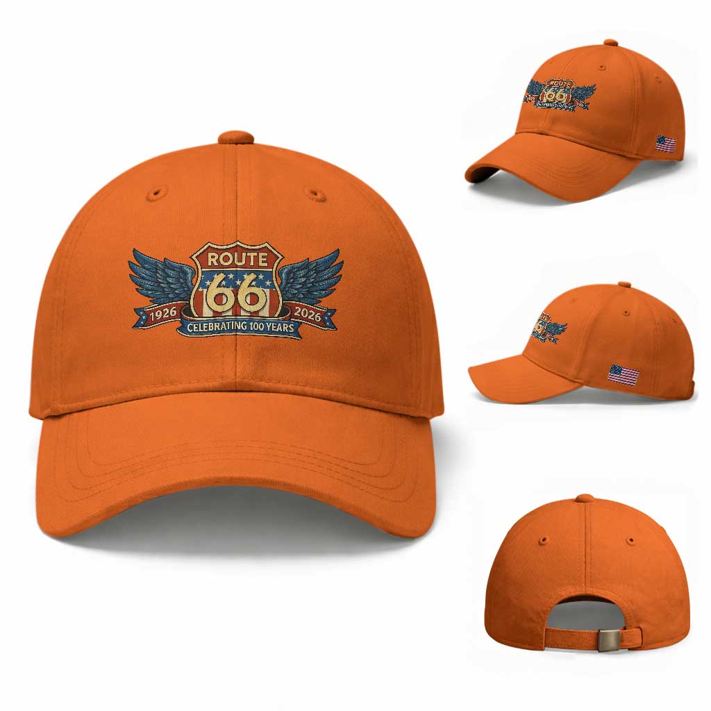 Route Highway 66 Centennial Baseball Cap 100 Years Of The Mother Road