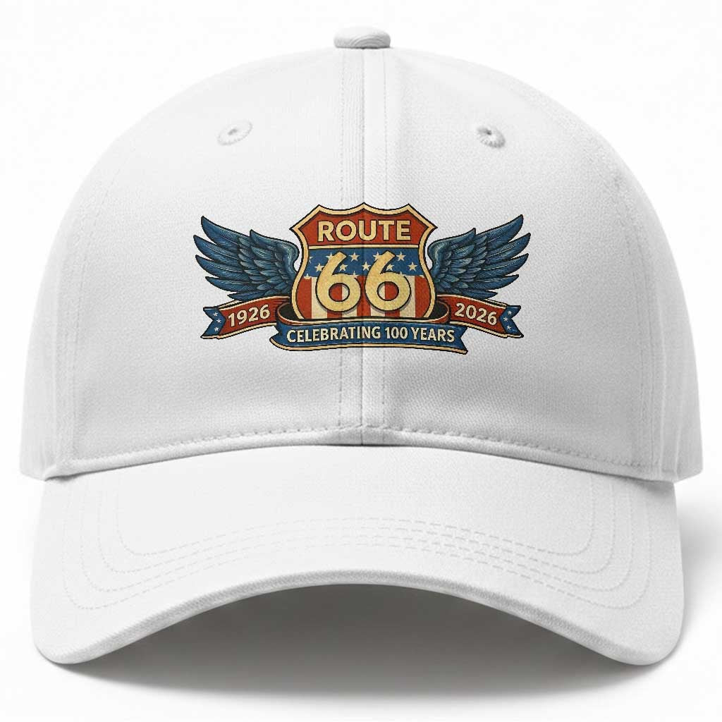 Route Highway 66 Centennial Baseball Cap 100 Years Of The Mother Road