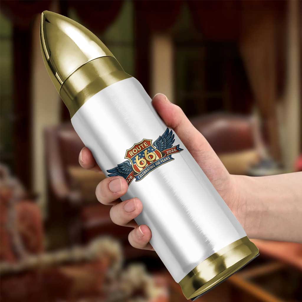 Route Highway 66 Centennial Bullet Tumbler 100 Years Of The Mother Road