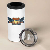 Route Highway 66 Centennial 4 in 1 Can Cooler Tumbler 100 Years Of The Mother Road