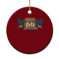Route Highway 66 Centennial Ceramic Ornament 100 Years Of The Mother Road