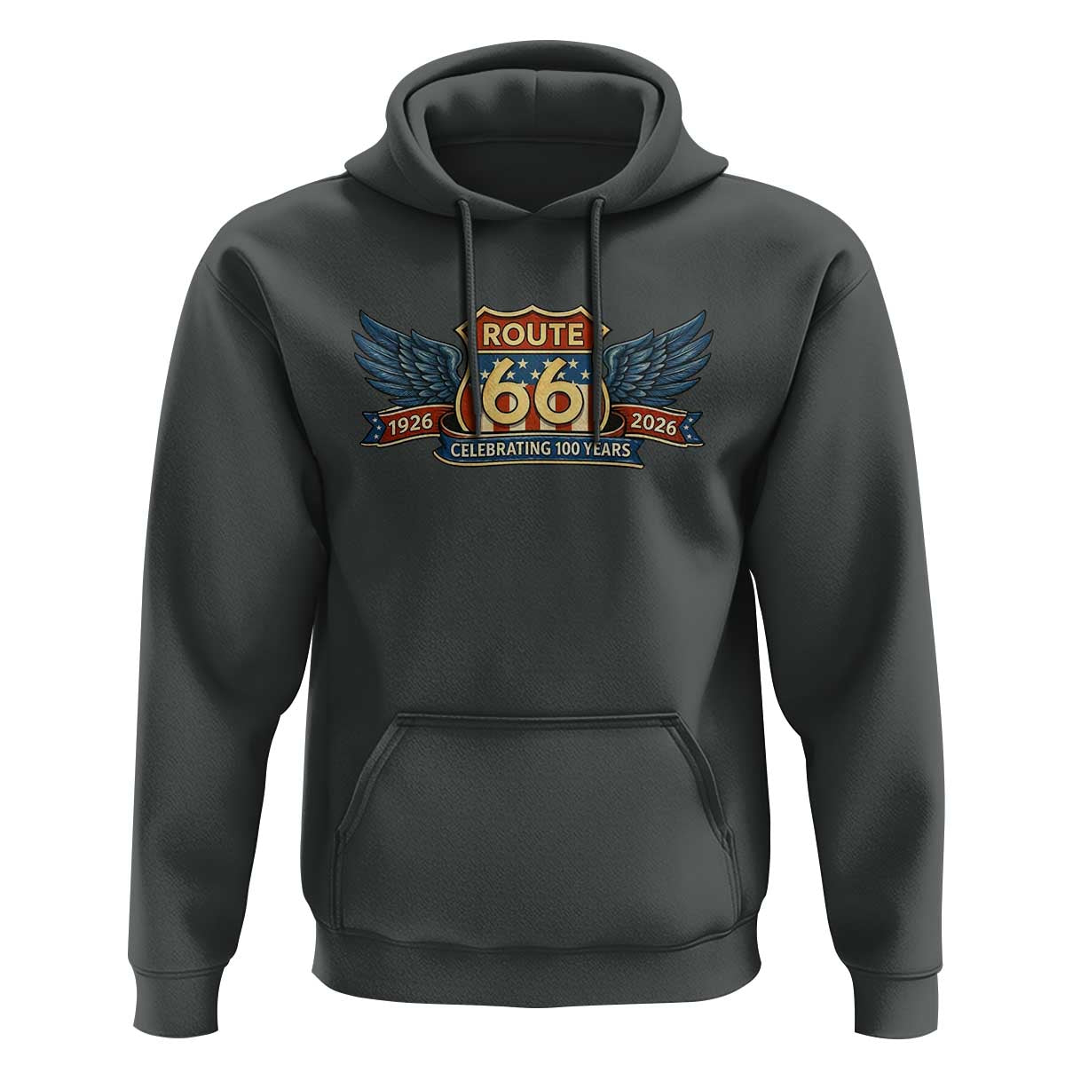 Route Highway 66 Centennial Hoodie 100 Years Of The Mother Road