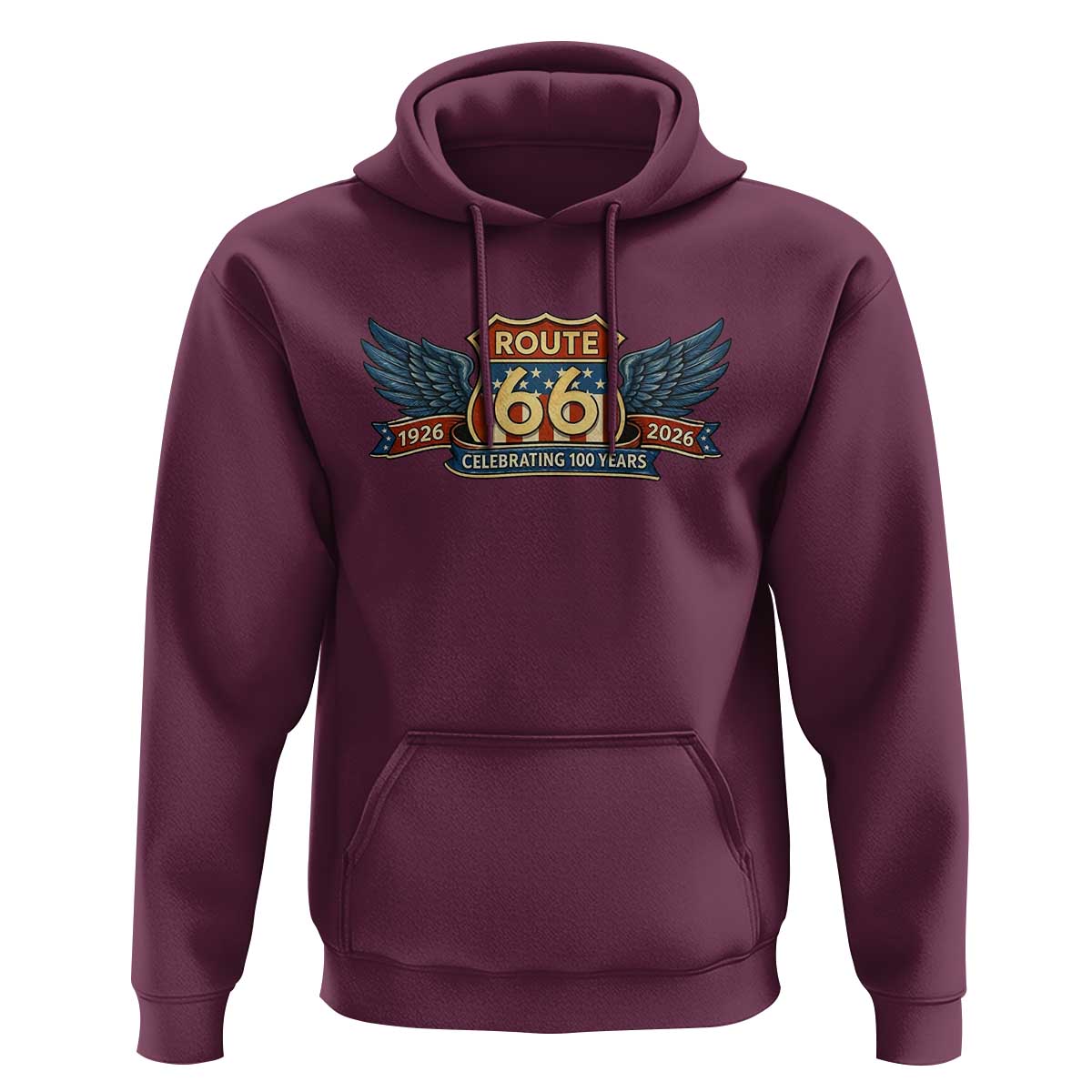 Route Highway 66 Centennial Hoodie 100 Years Of The Mother Road