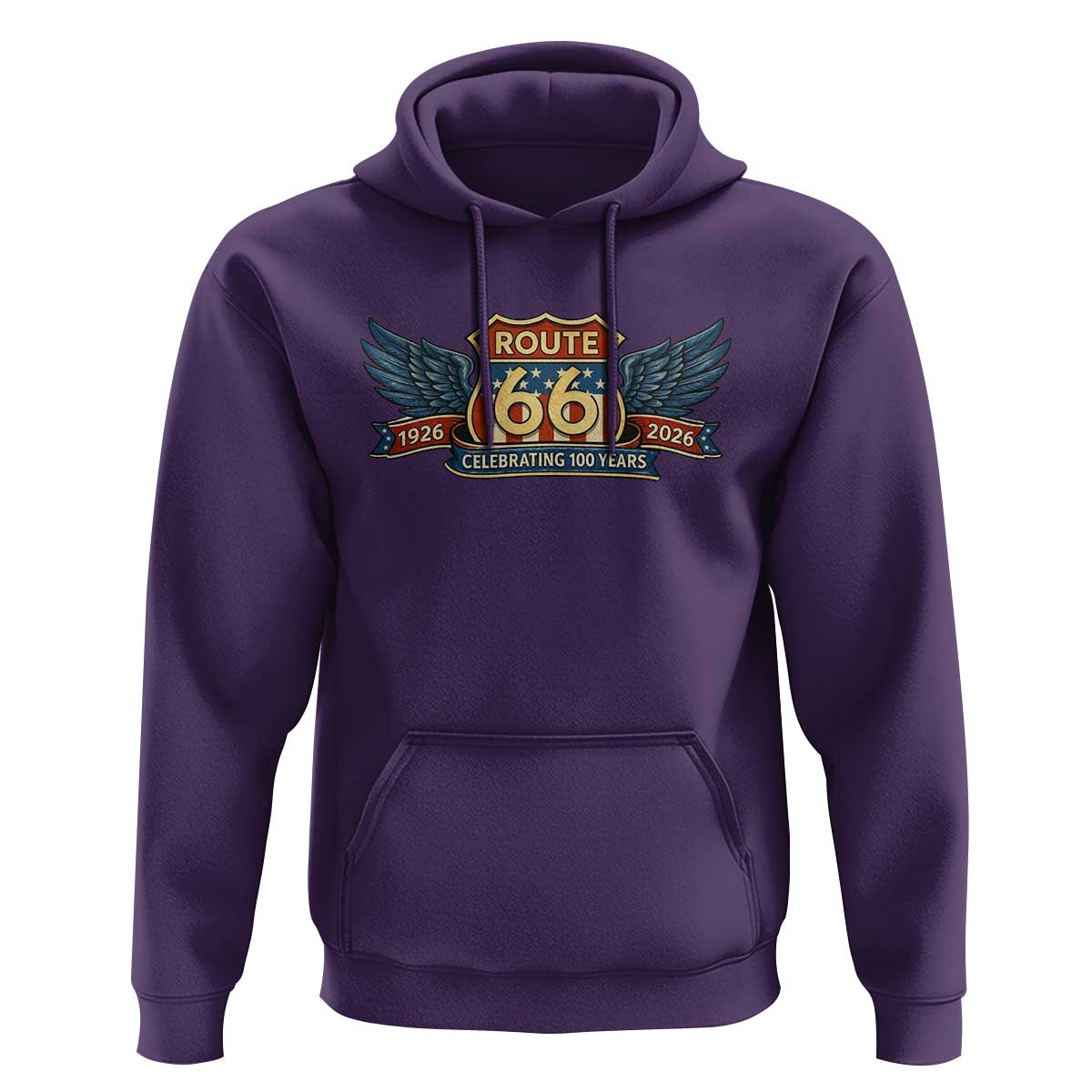 Route Highway 66 Centennial Hoodie 100 Years Of The Mother Road