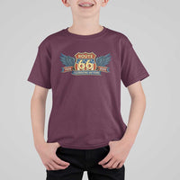 Route Highway 66 Centennial T Shirt For Kid 100 Years Of The Mother Road