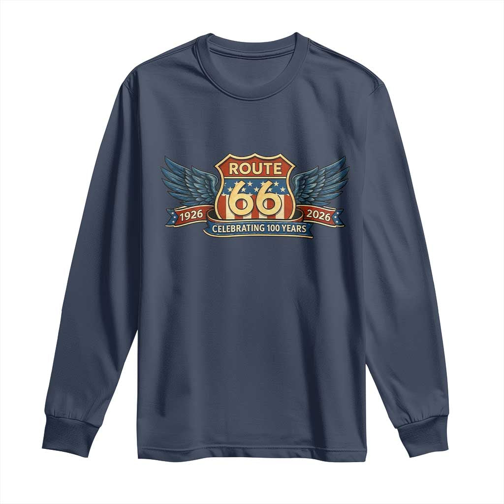 Route Highway 66 Centennial Long Sleeve Shirt 100 Years Of The Mother Road