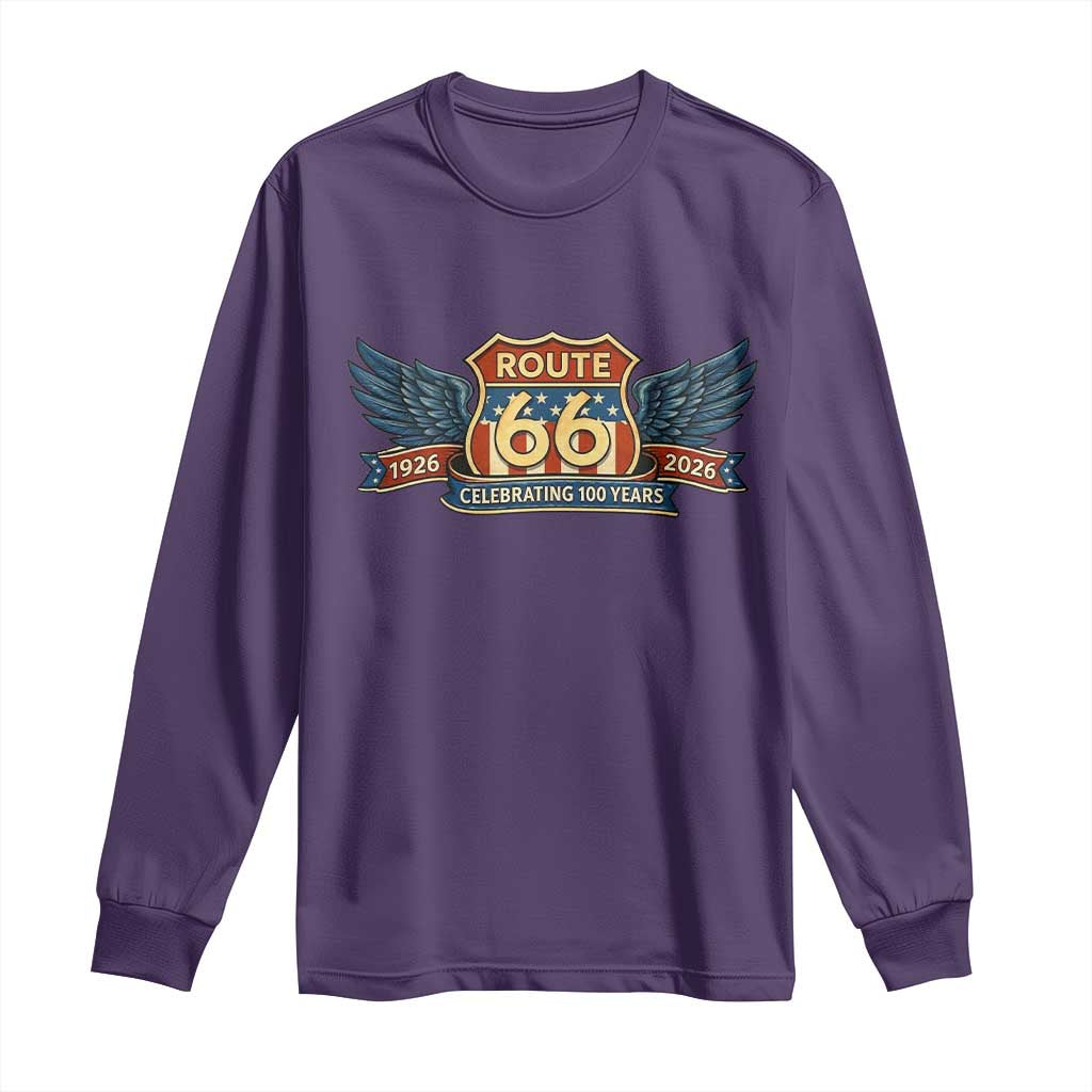 Route Highway 66 Centennial Long Sleeve Shirt 100 Years Of The Mother Road