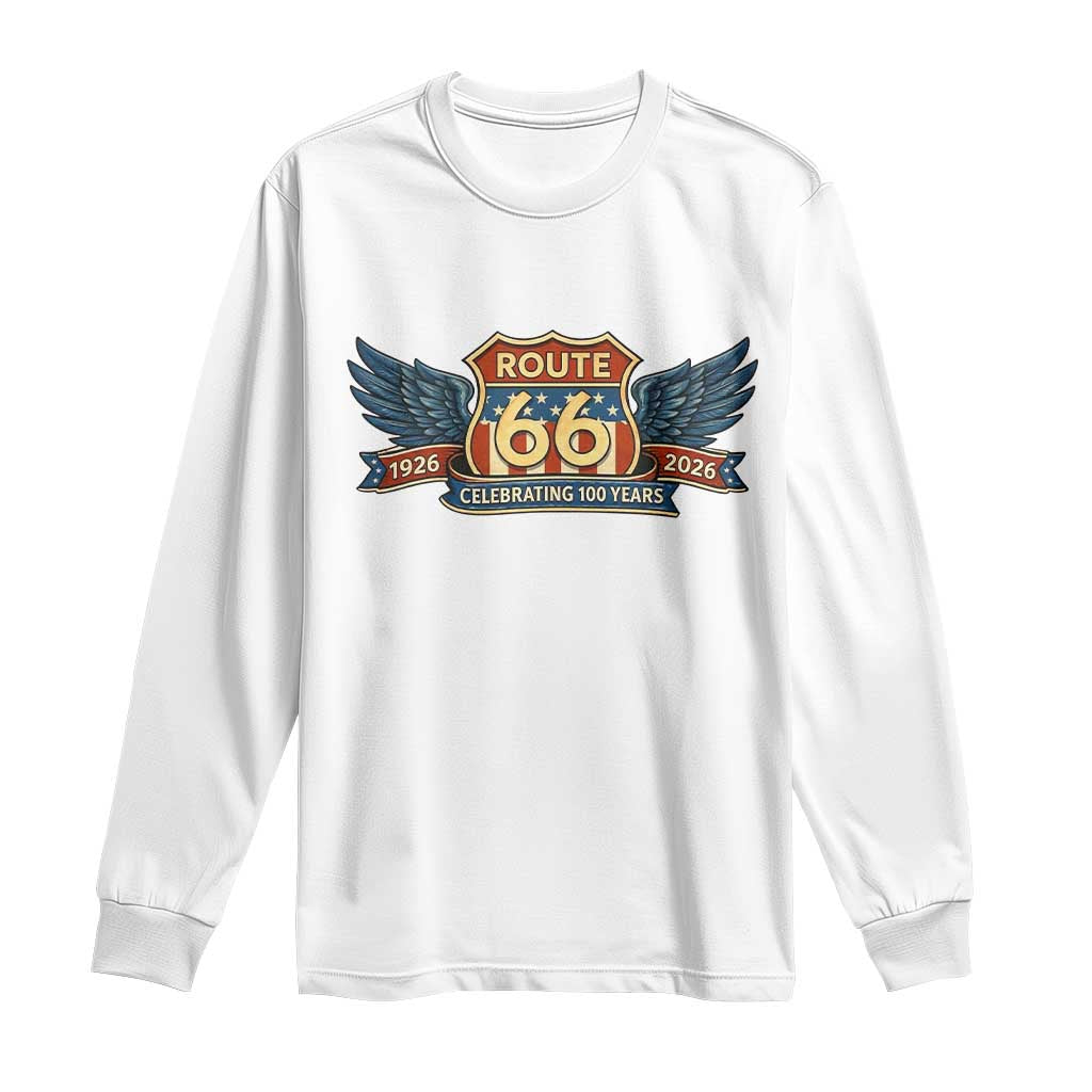 Route Highway 66 Centennial Long Sleeve Shirt 100 Years Of The Mother Road