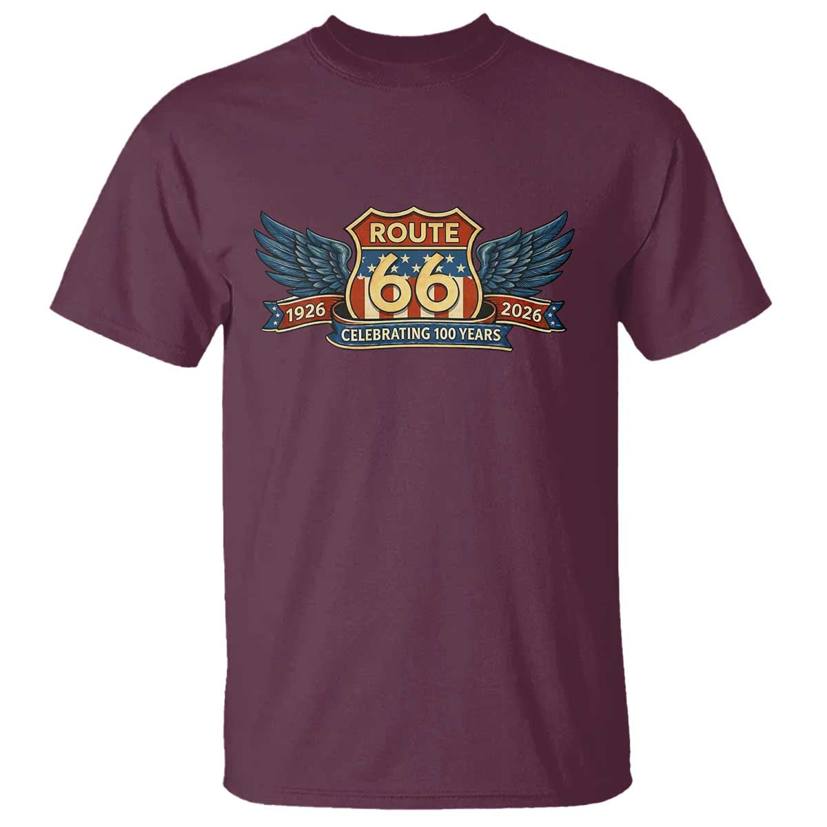 Route Highway 66 Centennial T Shirt 100 Years Of The Mother Road