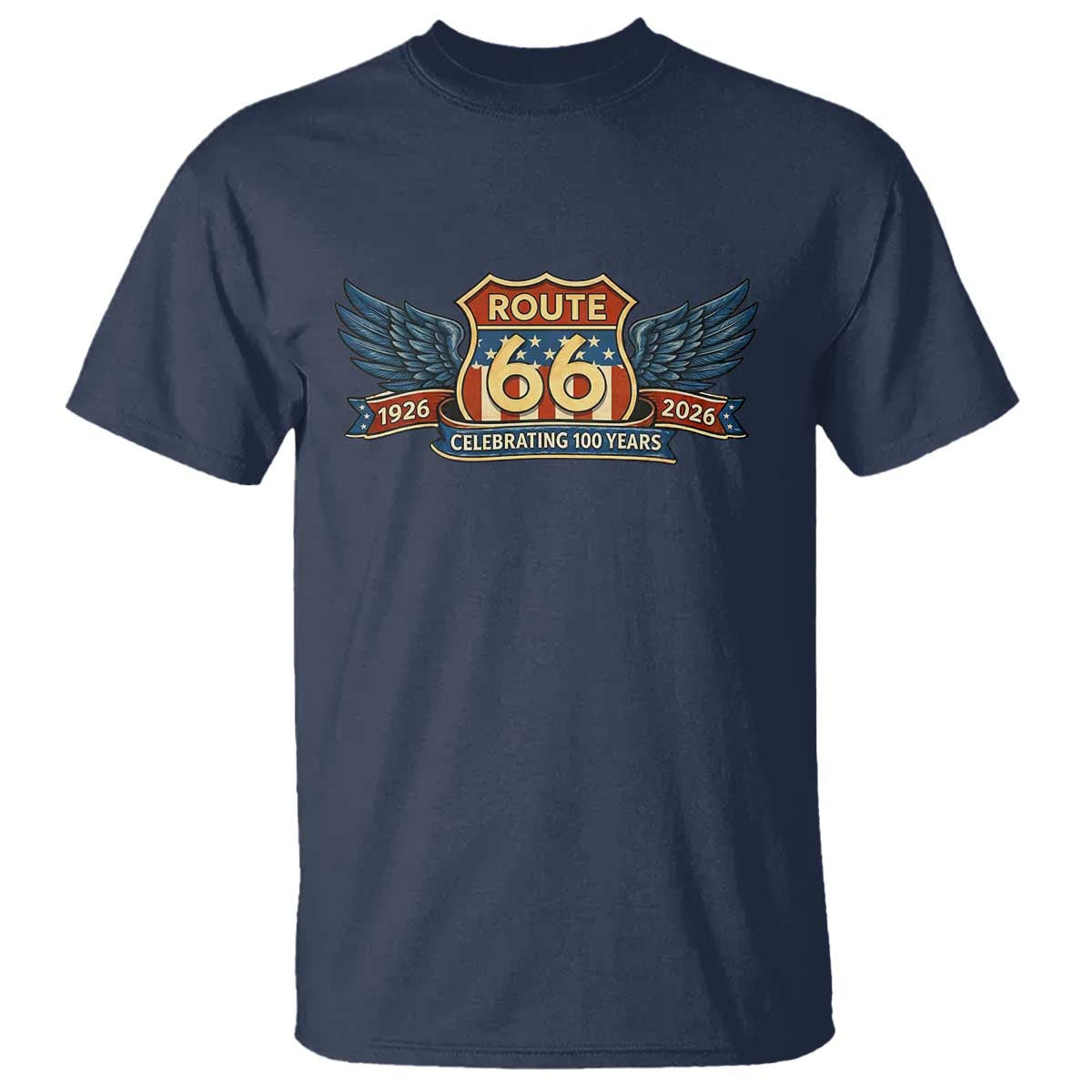 Route Highway 66 Centennial T Shirt 100 Years Of The Mother Road
