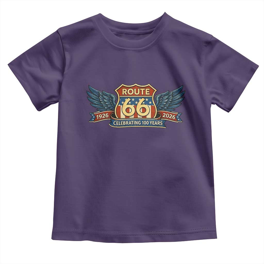 Route Highway 66 Centennial Toddler T Shirt 100 Years Of The Mother Road
