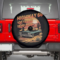 Route Highway 66 Centennial Spare Tire Cover 100 Year Road Trip Adventure