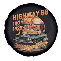 Route Highway 66 Centennial Spare Tire Cover 100 Year Road Trip Adventure