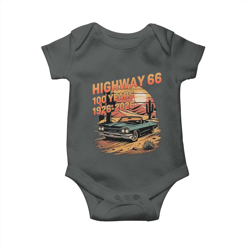 Route Highway 66 Centennial Baby Onesie 100 Year Road Trip Adventure