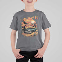 Route Highway 66 Centennial T Shirt For Kid 100 Year Road Trip Adventure