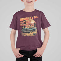 Route Highway 66 Centennial T Shirt For Kid 100 Year Road Trip Adventure