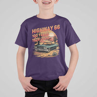 Route Highway 66 Centennial T Shirt For Kid 100 Year Road Trip Adventure