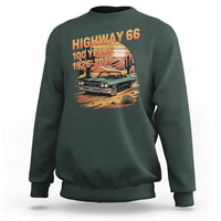 Route Highway 66 Centennial Sweatshirt 100 Year Road Trip Adventure