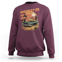 Route Highway 66 Centennial Sweatshirt 100 Year Road Trip Adventure
