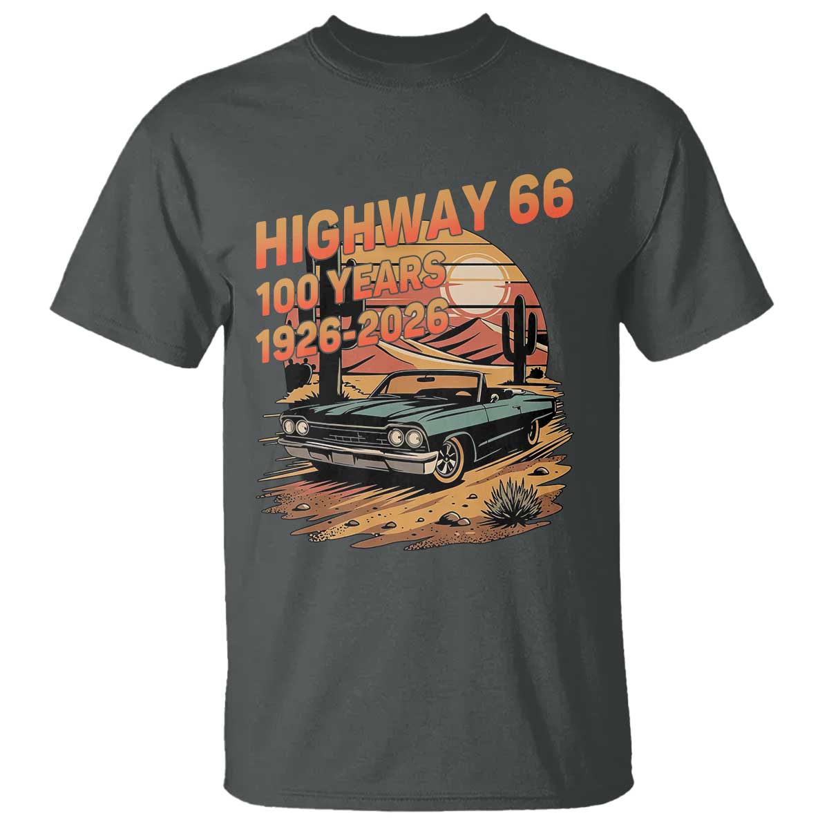 Route Highway 66 Centennial T Shirt 100 Year Road Trip Adventure
