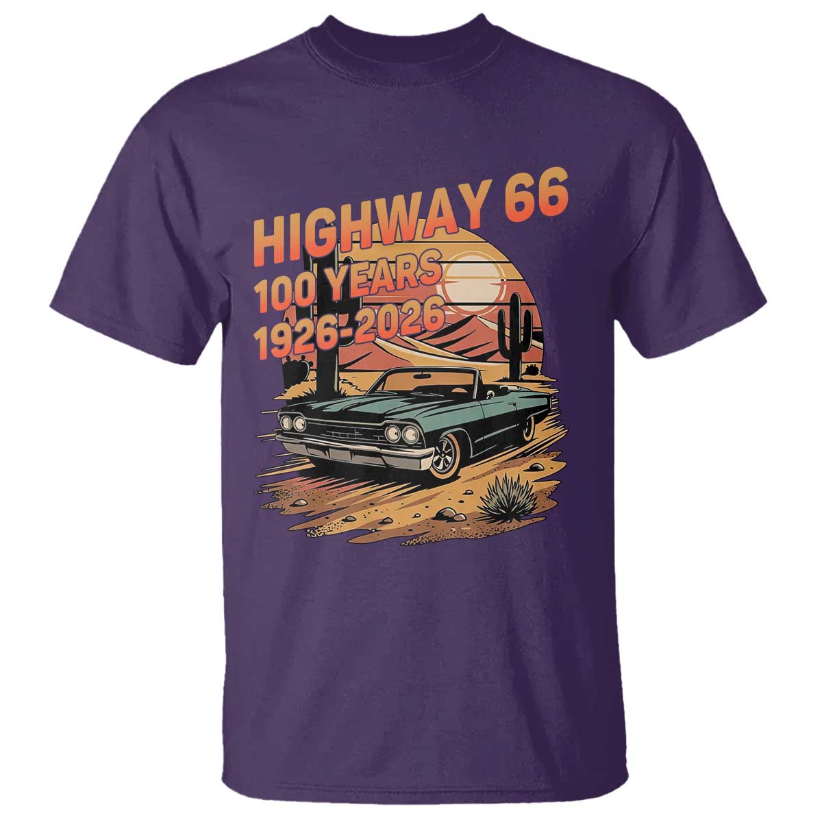 Route Highway 66 Centennial T Shirt 100 Year Road Trip Adventure