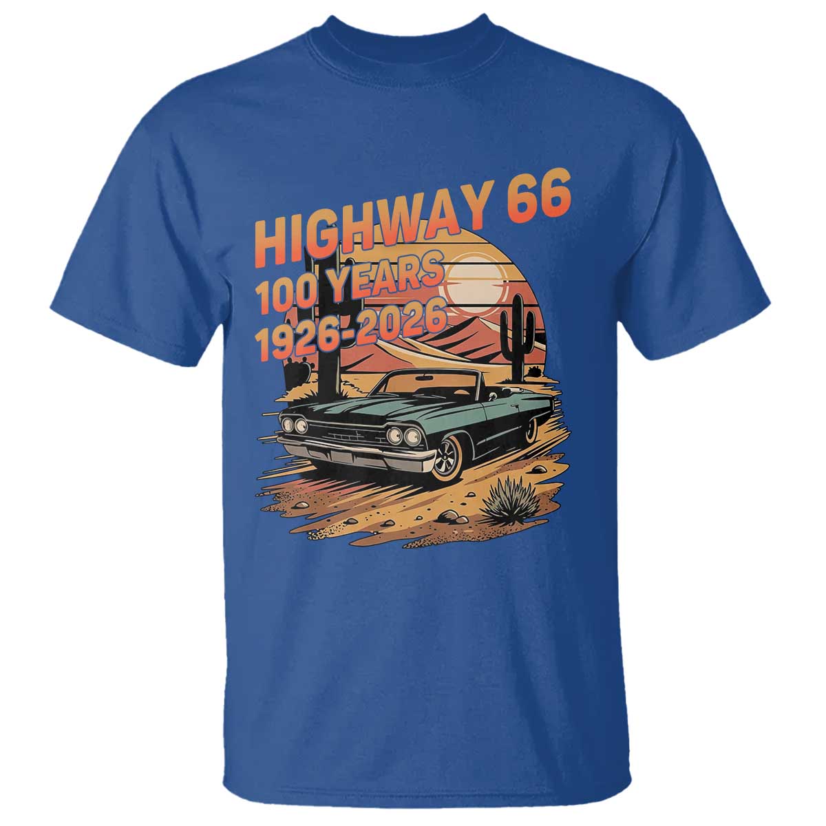 Route Highway 66 Centennial T Shirt 100 Year Road Trip Adventure