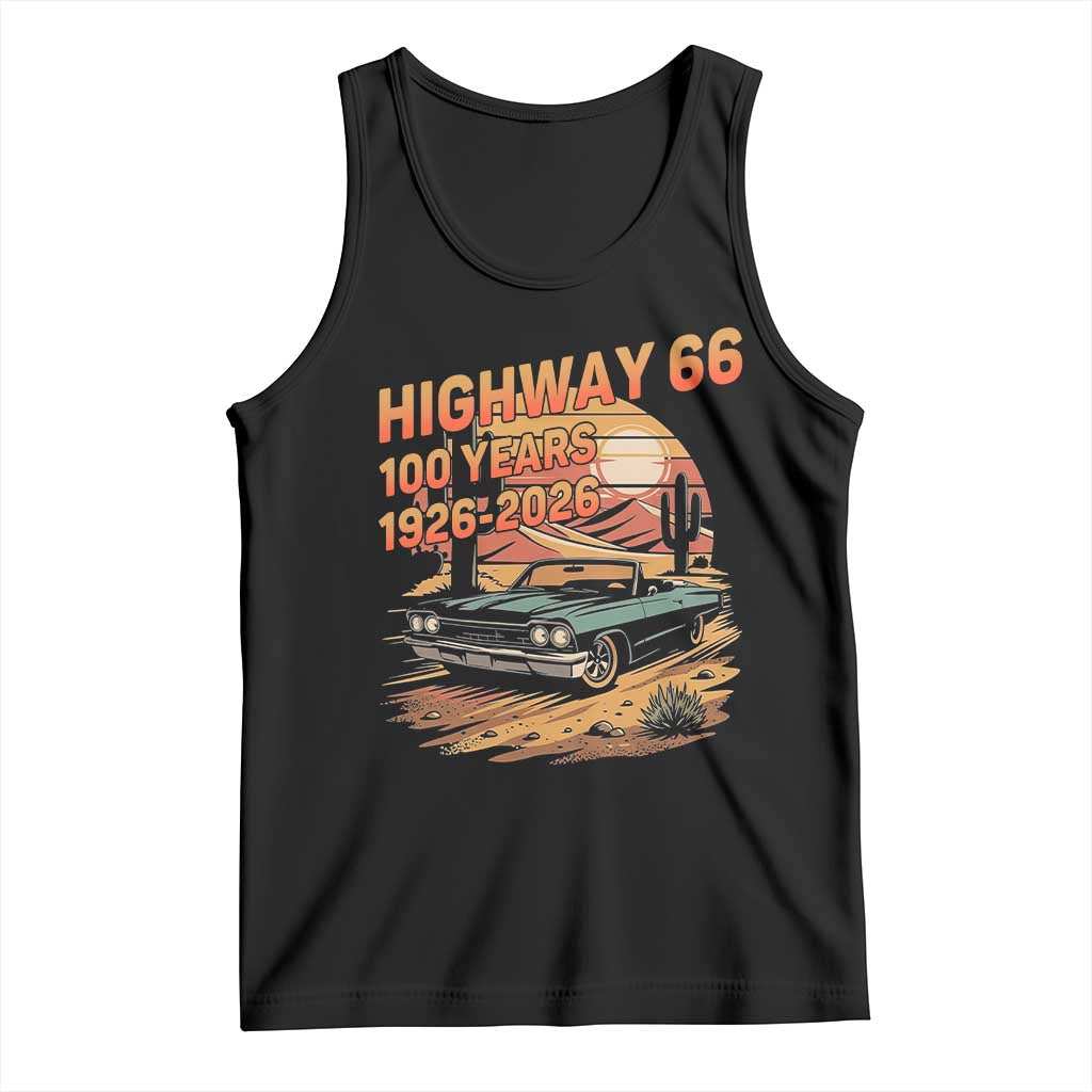 Route Highway 66 Centennial Tank Top 100 Year Road Trip Adventure