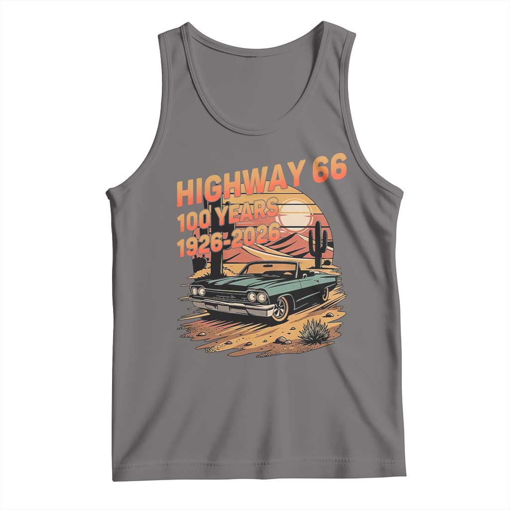 Route Highway 66 Centennial Tank Top 100 Year Road Trip Adventure