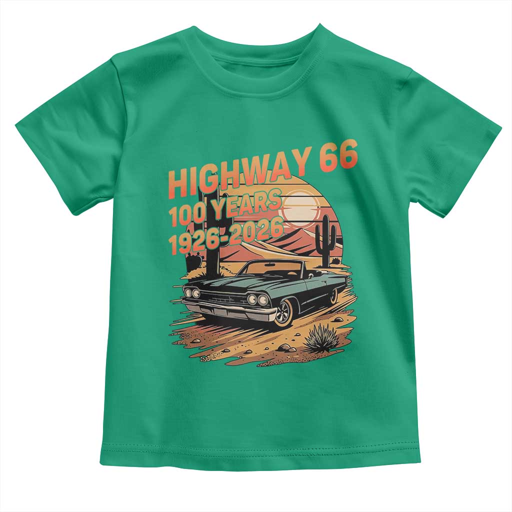 Route Highway 66 Centennial Toddler T Shirt 100 Year Road Trip Adventure
