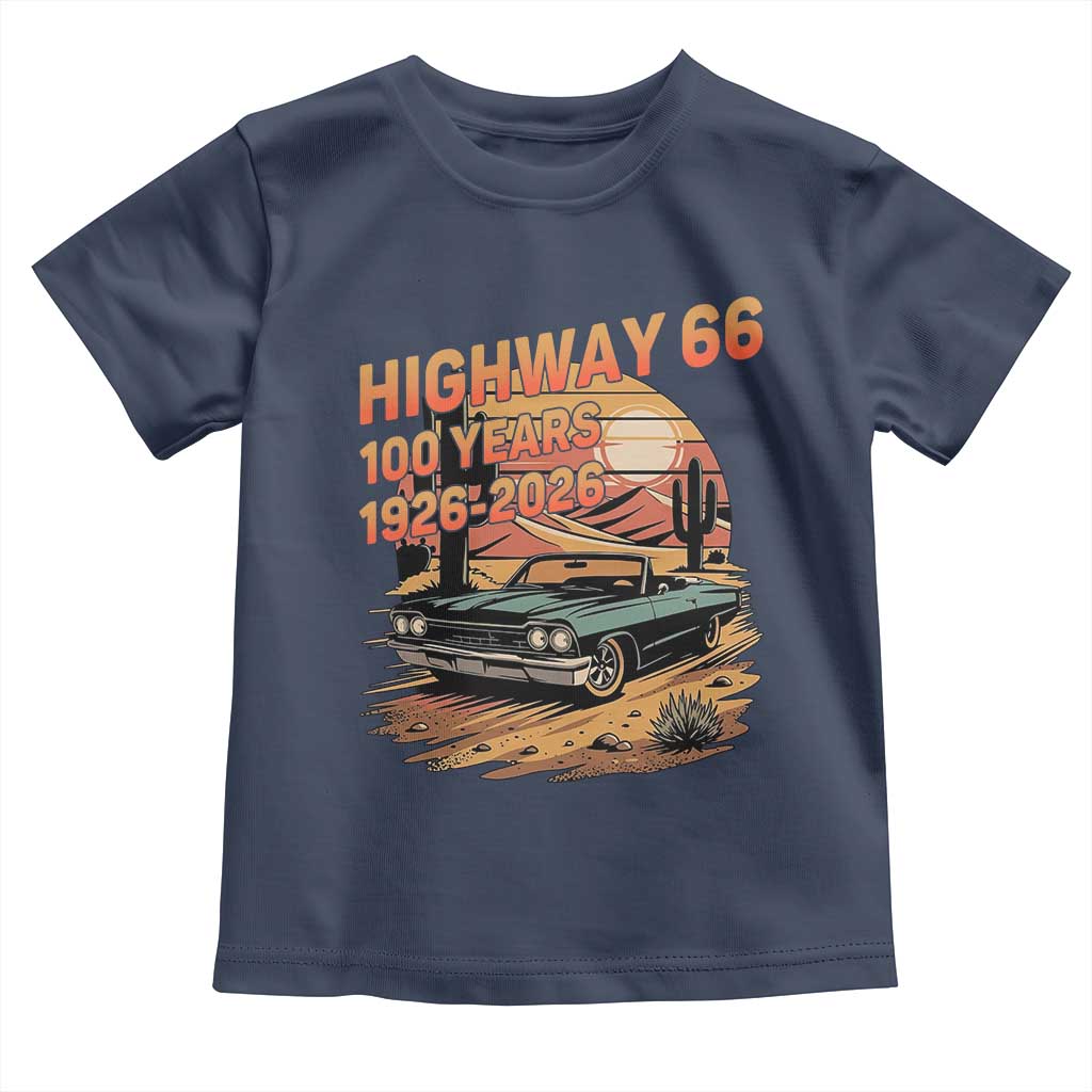 Route Highway 66 Centennial Toddler T Shirt 100 Year Road Trip Adventure
