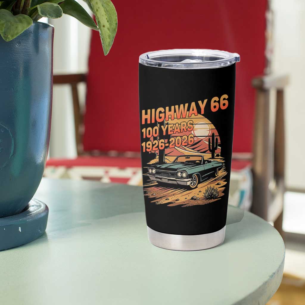 Route Highway 66 Centennial Tumbler Cup 100 Year Road Trip Adventure