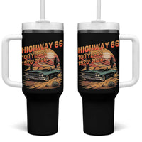 Route Highway 66 Centennial Tumbler With Handle 100 Year Road Trip Adventure