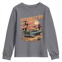 Route Highway 66 Centennial Youth Sweatshirt 100 Year Road Trip Adventure