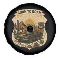 Vintage Muscle Car Route Highway 66 Spare Tire Cover Born To Roam Road Trip