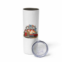 Retro Route Highway 66 Skinny Tumbler Boho Wildflower Americana Floral