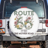 Route Highway 66 Spare Tire Cover Floral Centennial 100 Year Anniversary