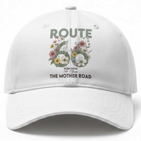 Route Highway 66 Baseball Cap Floral Centennial 100 Year Anniversary
