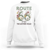 Route Highway 66 Sweatshirt Floral Centennial 100 Year Anniversary