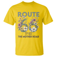 Route Highway 66 T Shirt Floral Centennial 100 Year Anniversary