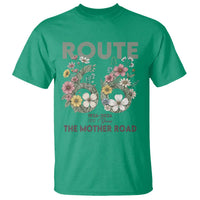 Route Highway 66 T Shirt Floral Centennial 100 Year Anniversary